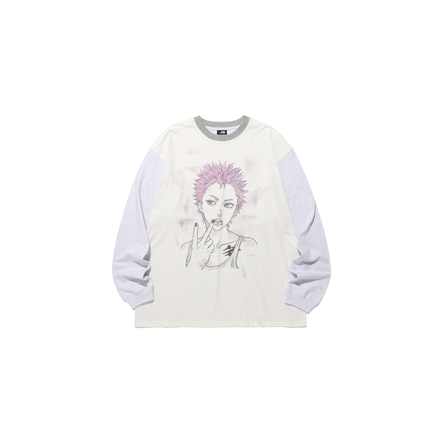 Niceghostclub PINK BOY BIGBIG LS TEE