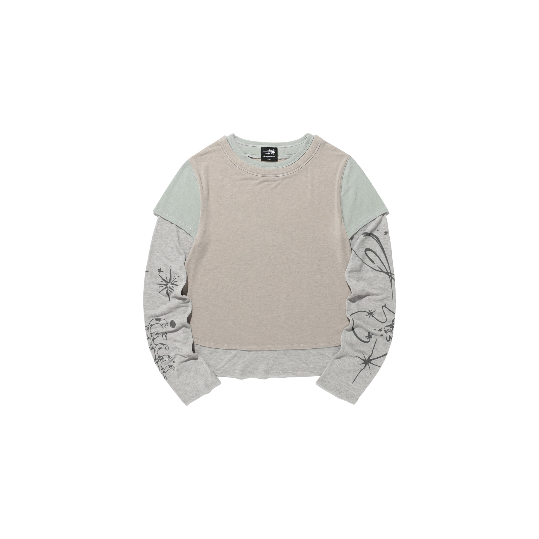 Niceghostclub TATTOO LAYERED LS TEE