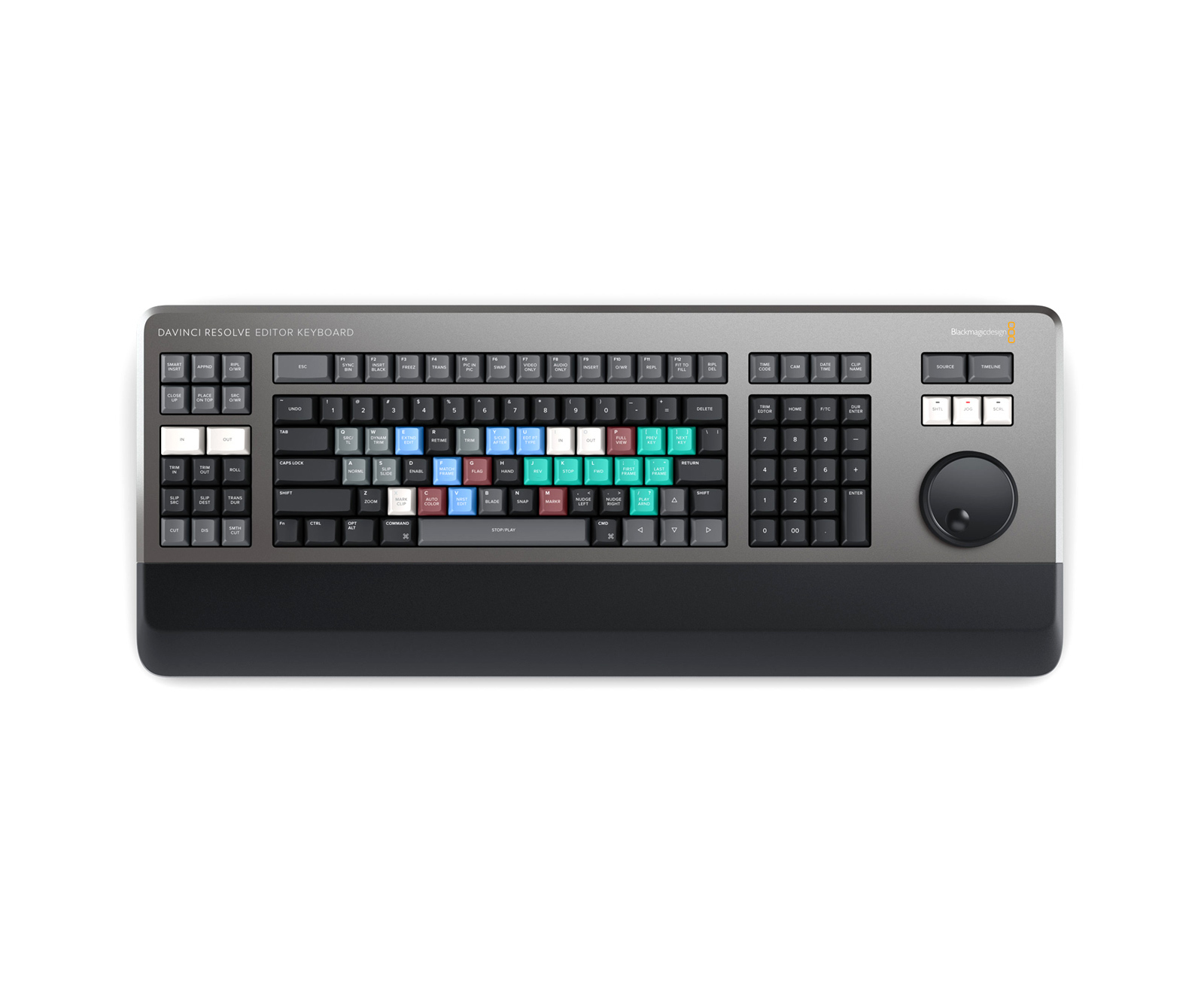 Full sized traditional QWERTY editor Keyboard for Davici Resolve