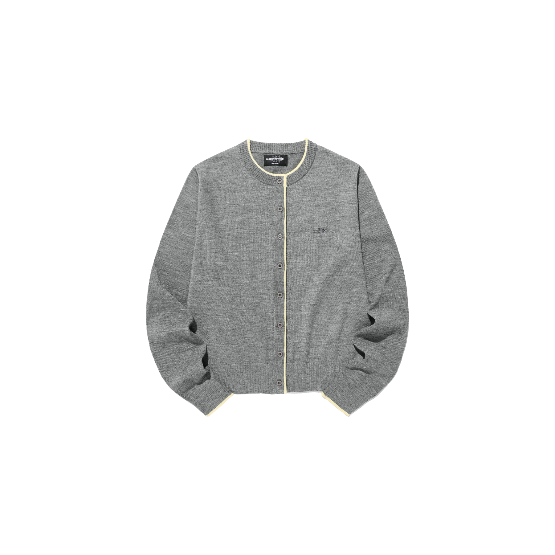 Niceghostclub TRIM LINE CARDIGAN