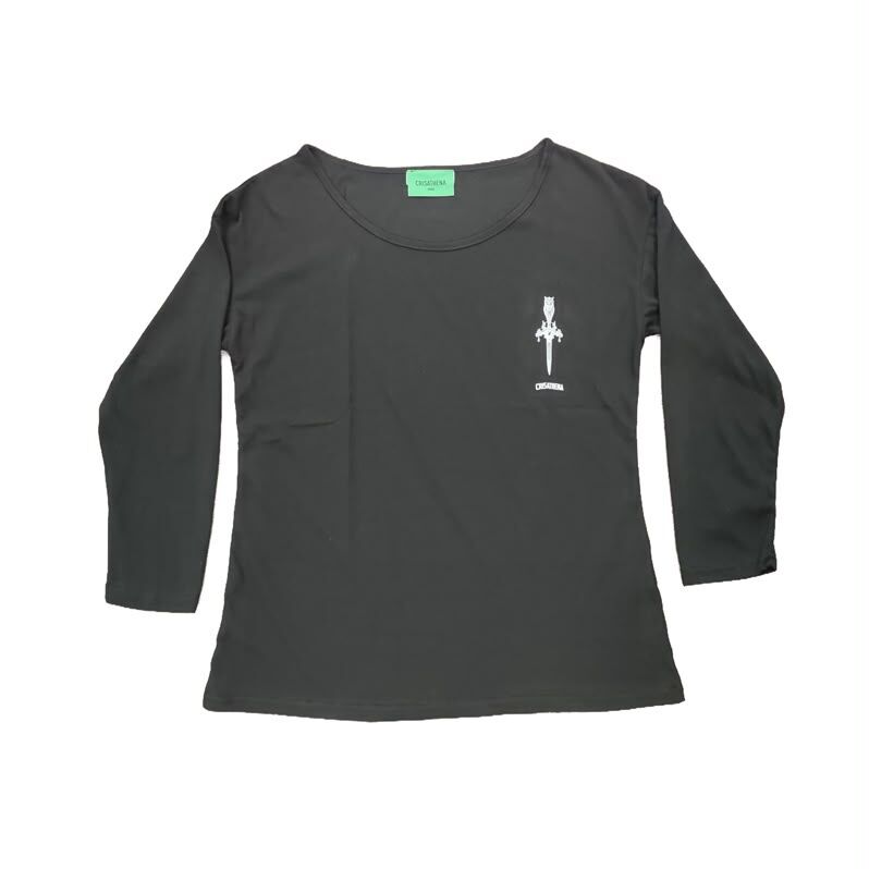 Crisathena CT-CH2692-BLK ​Long-sleeve T-shirt -M
