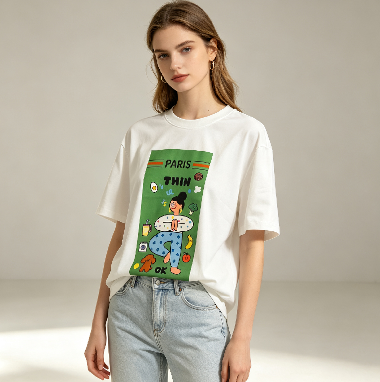 WC51 法國Lune de Moon Wellness Yoga Girl Art Tee(54)