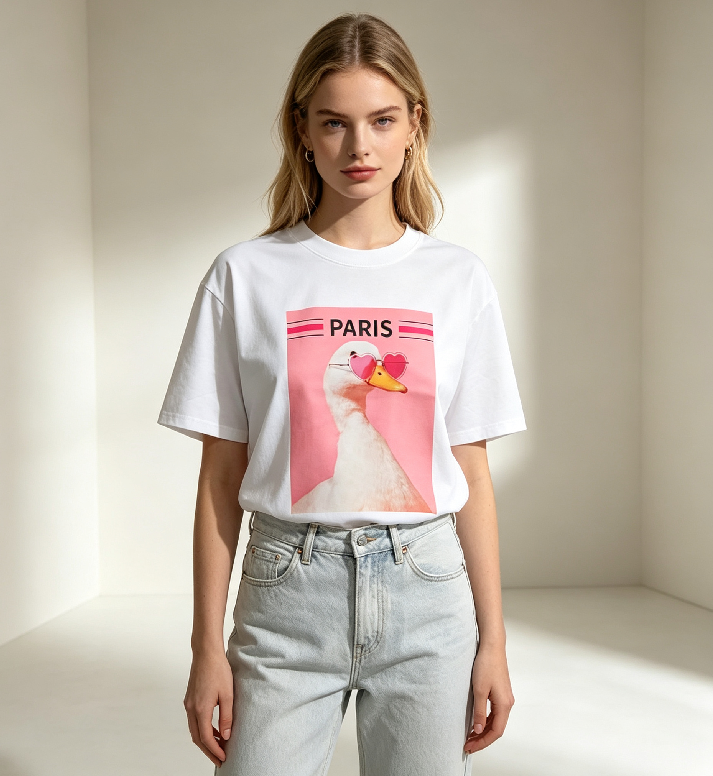 WC58 法國Lune de Moon Heart-Sunglass Duck Tee(63)