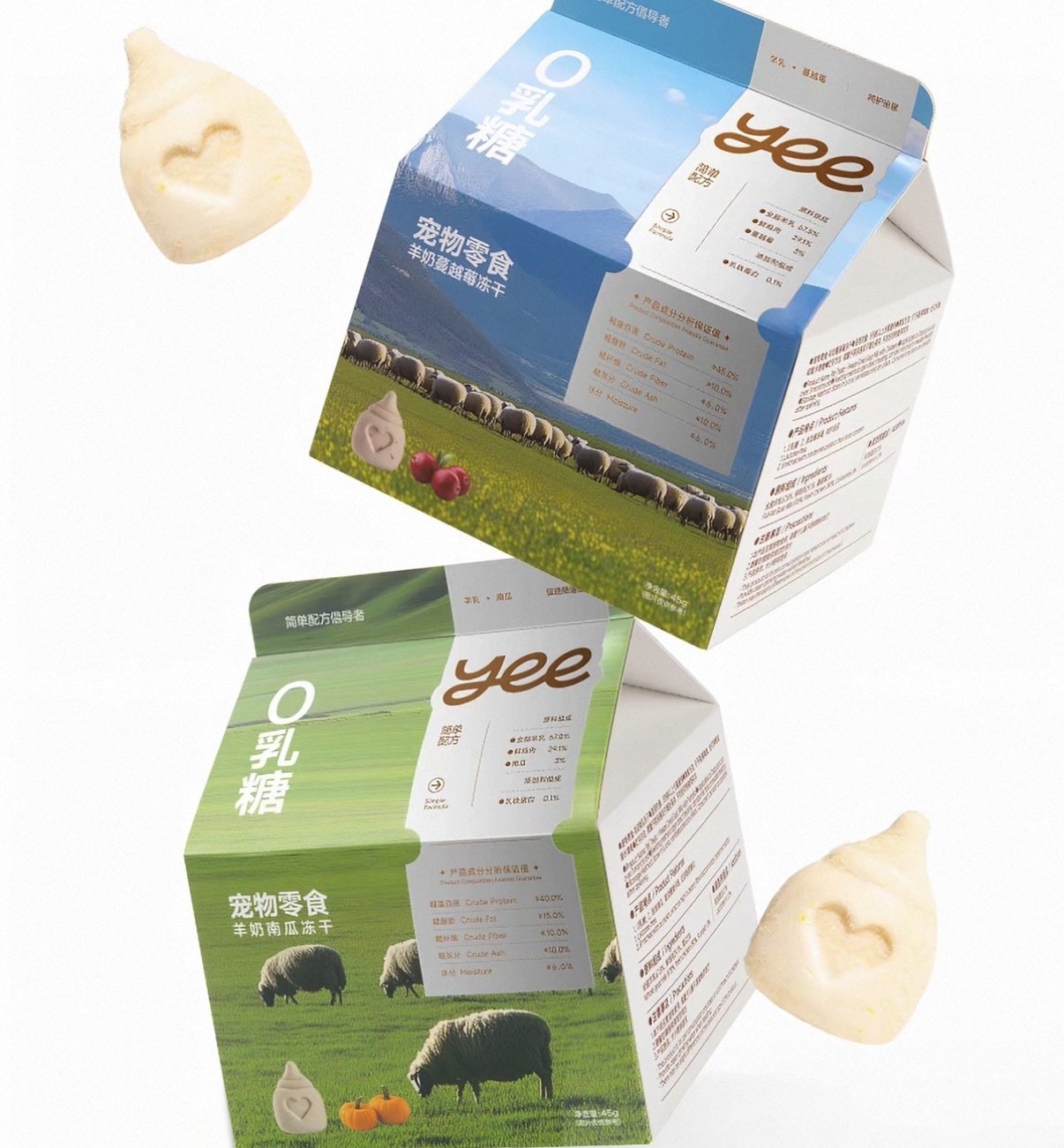 Yeepet 羊奶冻干 45g