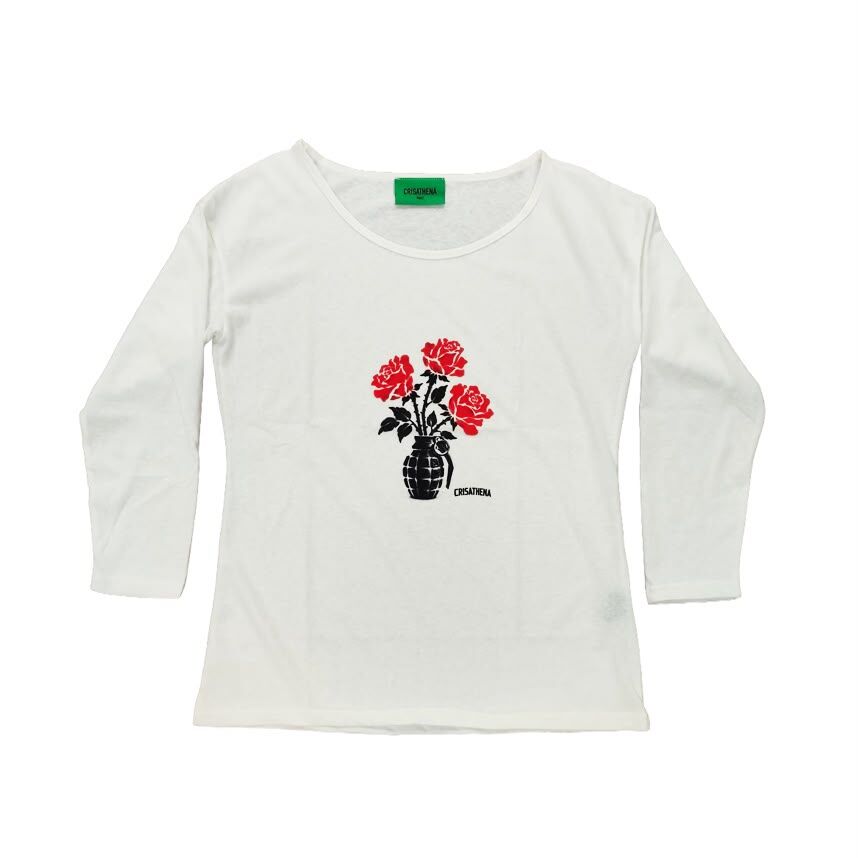 Crisathena CT-CH2693-WHT ​Long-sleeve T-shirt -M