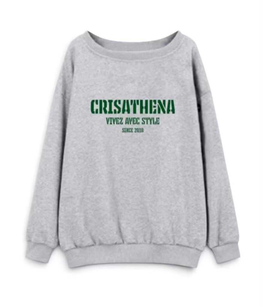 Crisathena CT-CH2537-GRY Sweatshirt -M