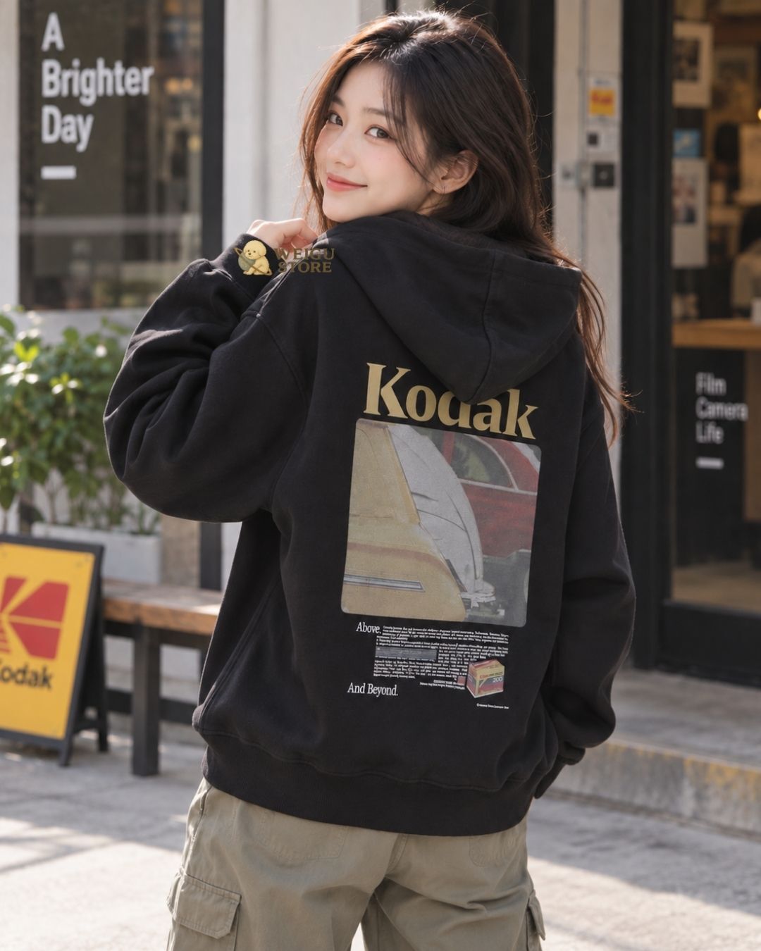 【預購】KODAK 柯達 長袖連帽上衣 K6323RHDQ1