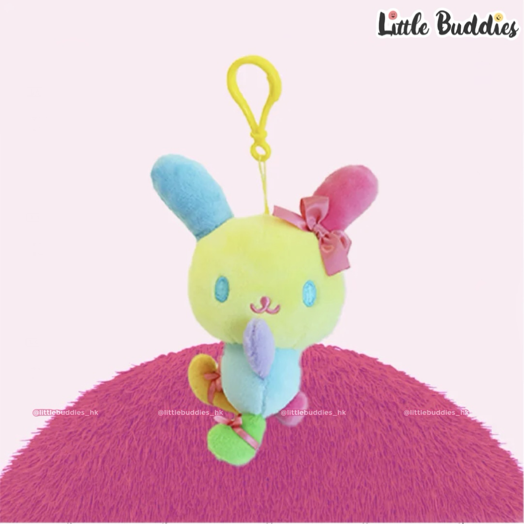 韓國 Sanrio Usahana 彩虹兔 公仔匙扣