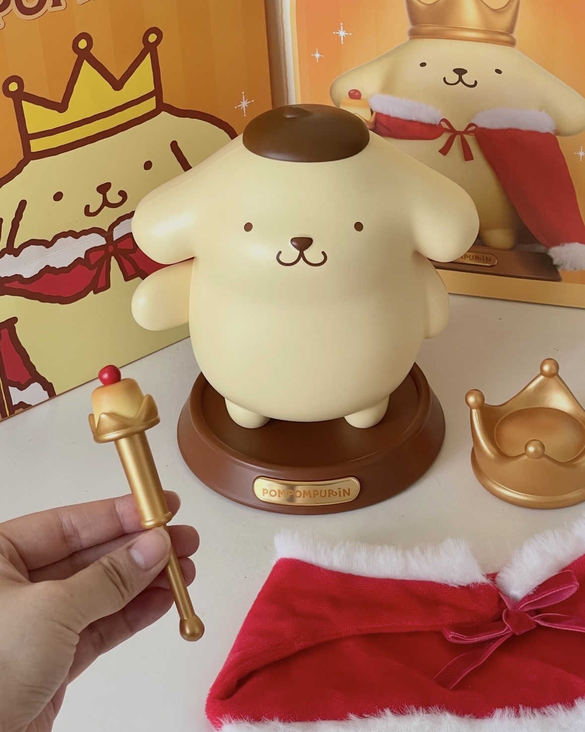 布丁狗國王音箱 布丁狗國王 大娃音箱 迷你音箱 布丁狗 小型音響 藍牙 三麗鷗 生日禮物
