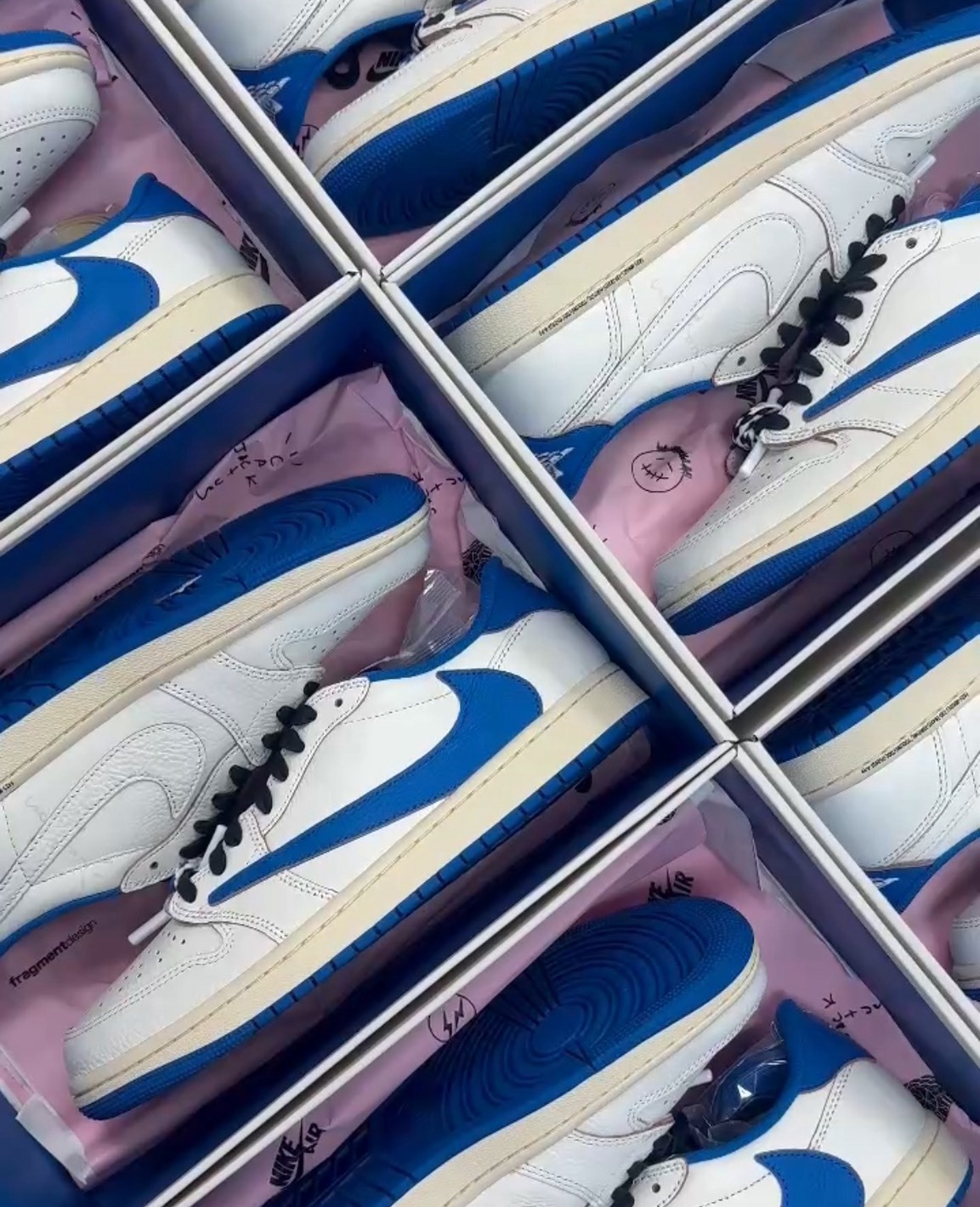 【APAIR】預購 Travis Scott x FRAGMENT X AIR JORDAN 1 LOW 倒鉤 閃電倒鉤2.0 藤原浩 閃電聯名 三方聯名 DM7866-104