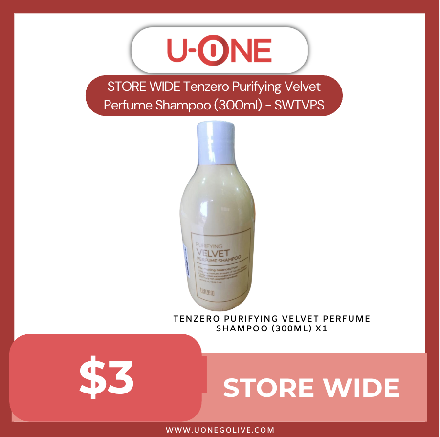 STORE WIDE Tenzero Purifying Velvet Perfume Shampoo (300ml) - SWTVPS
