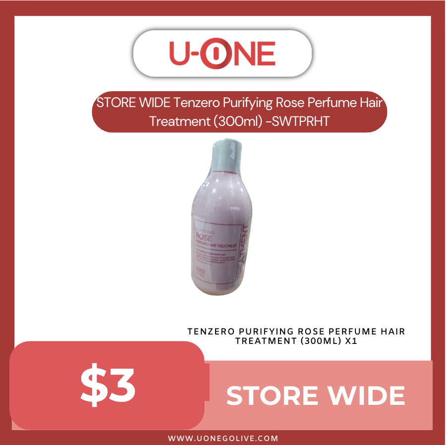 STORE WIDE Tenzero Purifying Rose Perfume Hair Treatment (300ml) -SWTPRHT