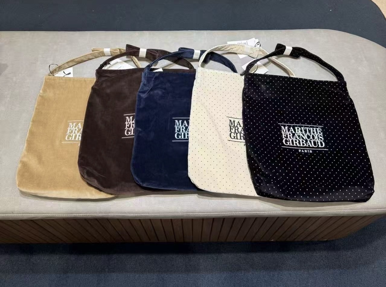 《限時團購優惠》MARITHE FRANCOIS GIRBAUD classic logo corduroy bag