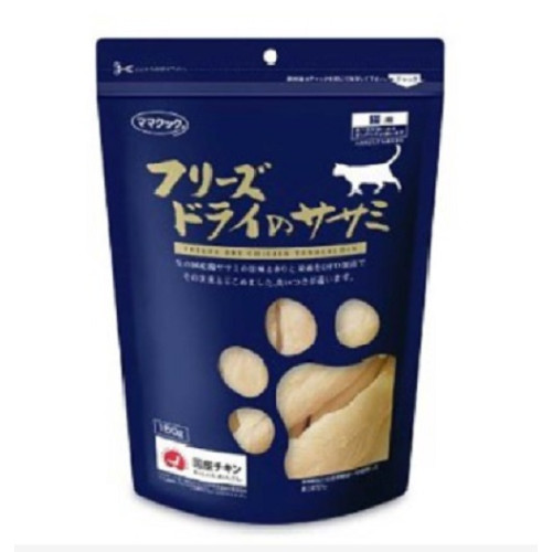 Mamacook 日本但馬高原 - 貓用凍乾小食 -  雞胸條 (藍) 150g