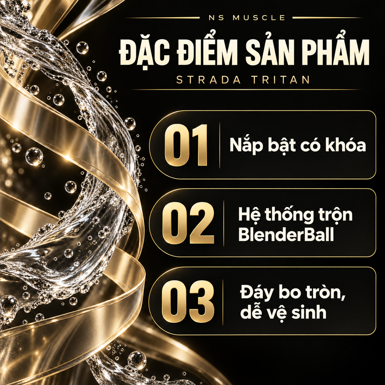 BlenderBottle Strada Tritan 28 oz Dòng Cao Cấp【Tom & Jerry – Không Muốn Đi Làm】 Features VI