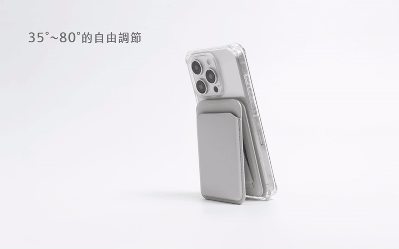 【喵形島】賓士貓Alpha,超薄磁吸卡包手機支架