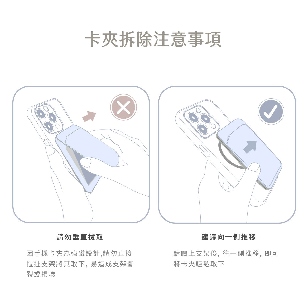 【喵形島】賓士貓Alpha，超薄磁吸卡包手機支架