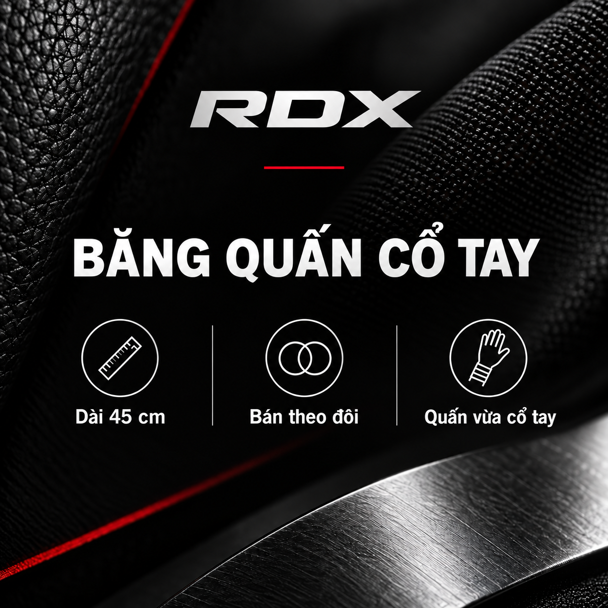 RDX Băng Quấn Cổ Tay 45 cm Features VI