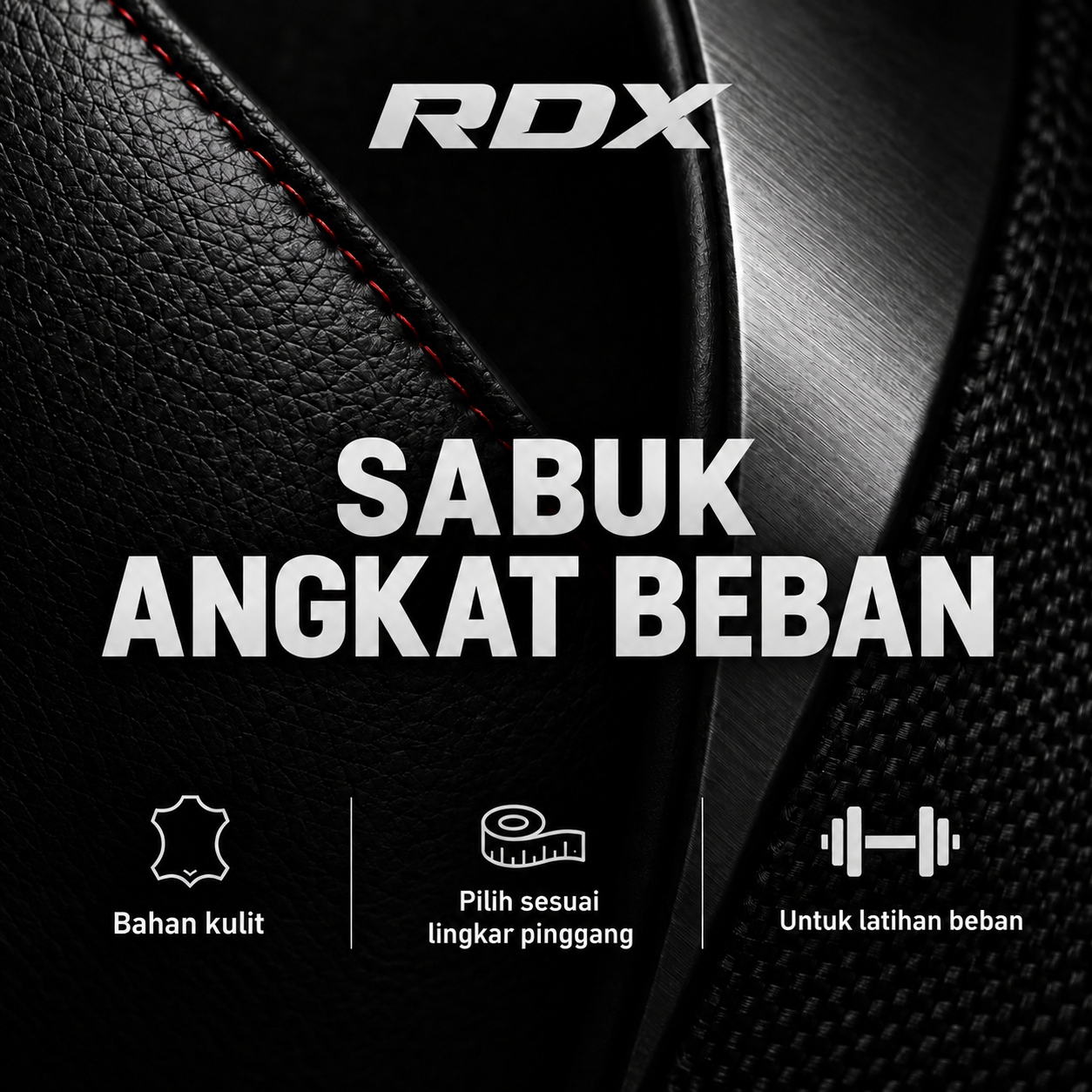 RDX Sabuk Kulit Angkat Beban Features ID