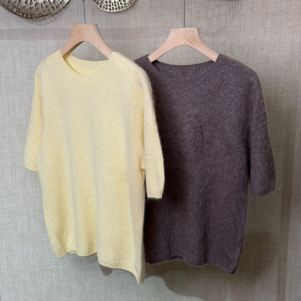 TOP-CCG0920-012 綿羊毛上衣 (A12淡黃色/B12燕麥色) [H0902-506602]