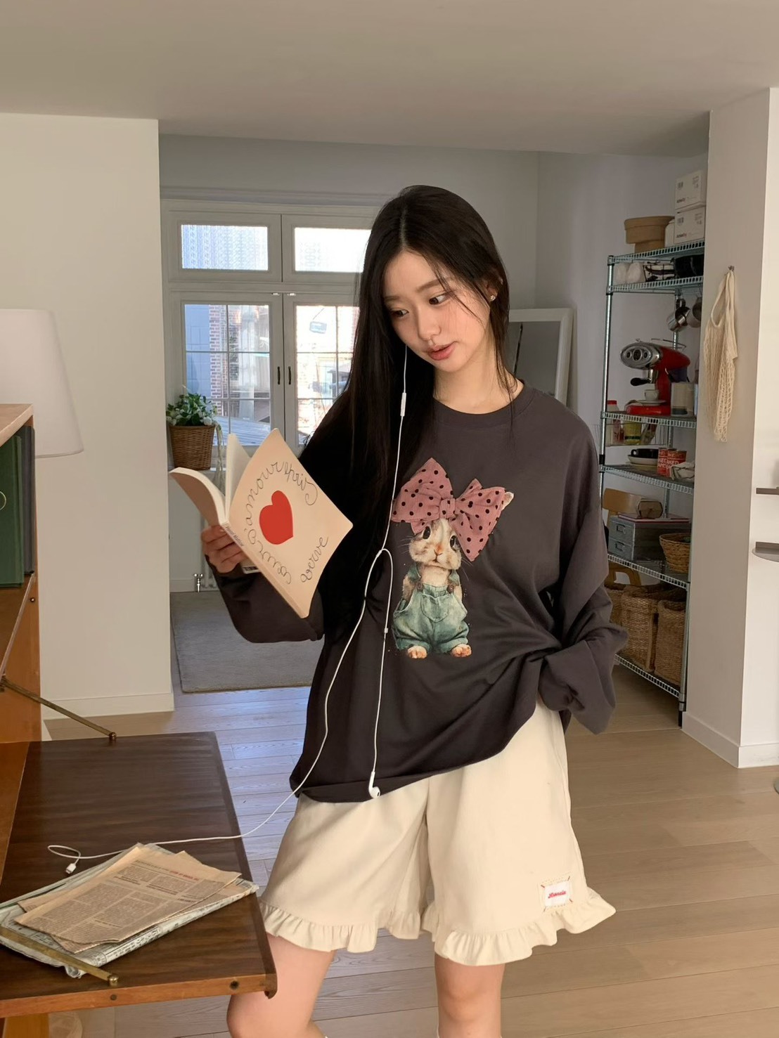 點點蝴蝶結兔子衛衣