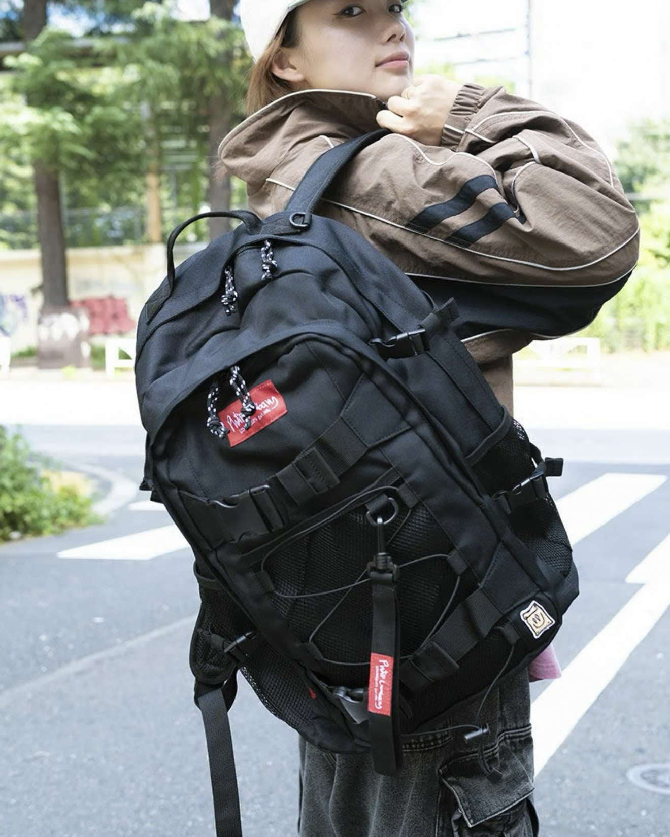Philip Lumbang Box Logo Bungee Cord Backpack