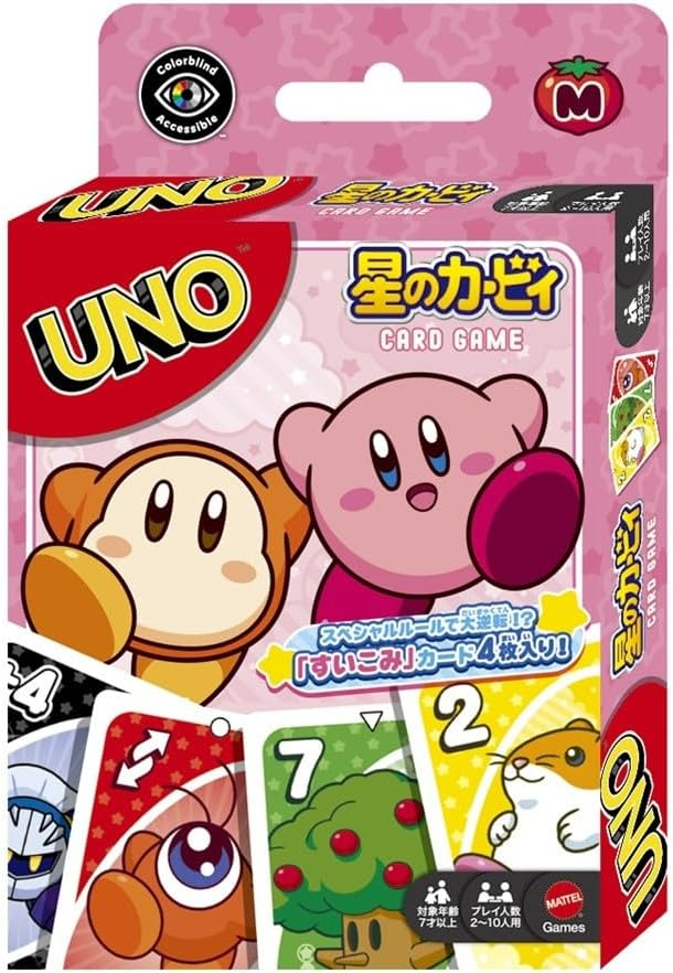 星之卡比 - 經典 UNO 遊戲卡牌組 Kirby
