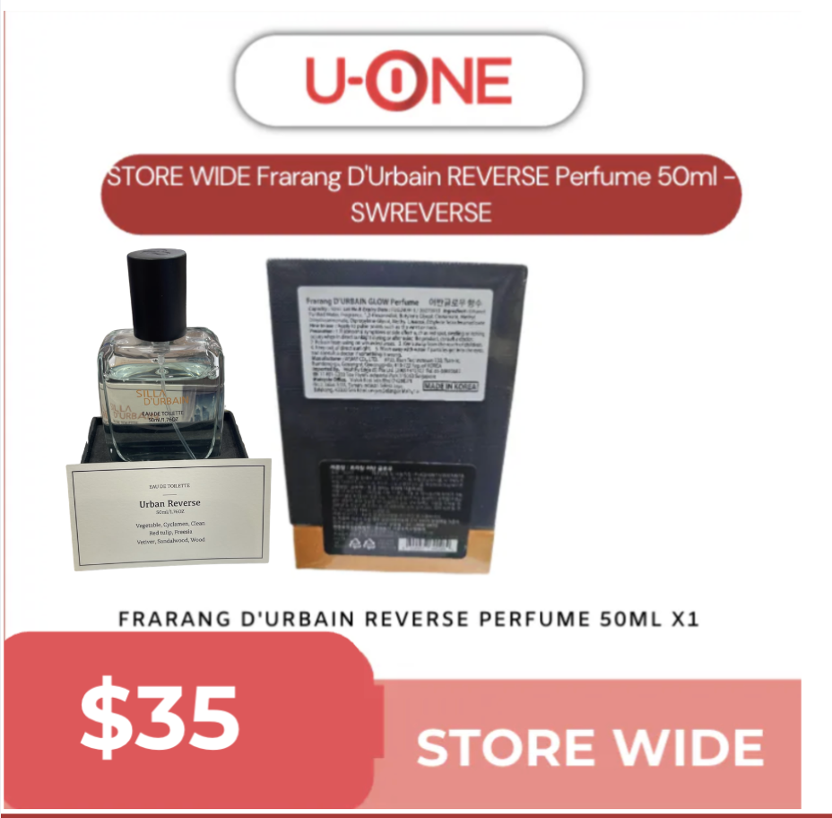 STORE WIDE Frarang D'Urbain REVERSE Perfume 50ml - SWREVERSE