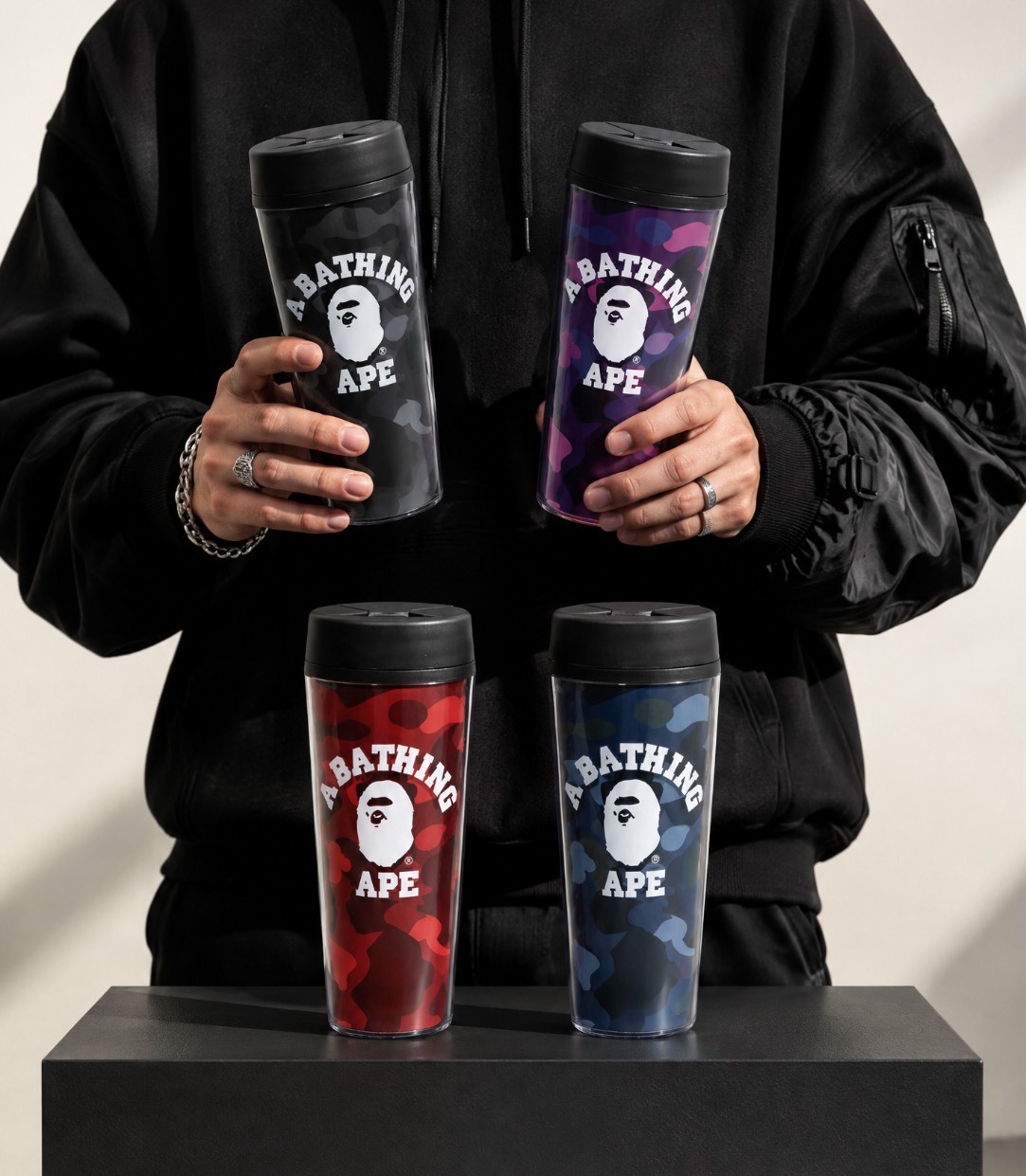 【APAIR】預購 Bape CAMO TUMBLER 迷彩水杯 500ML 四色
