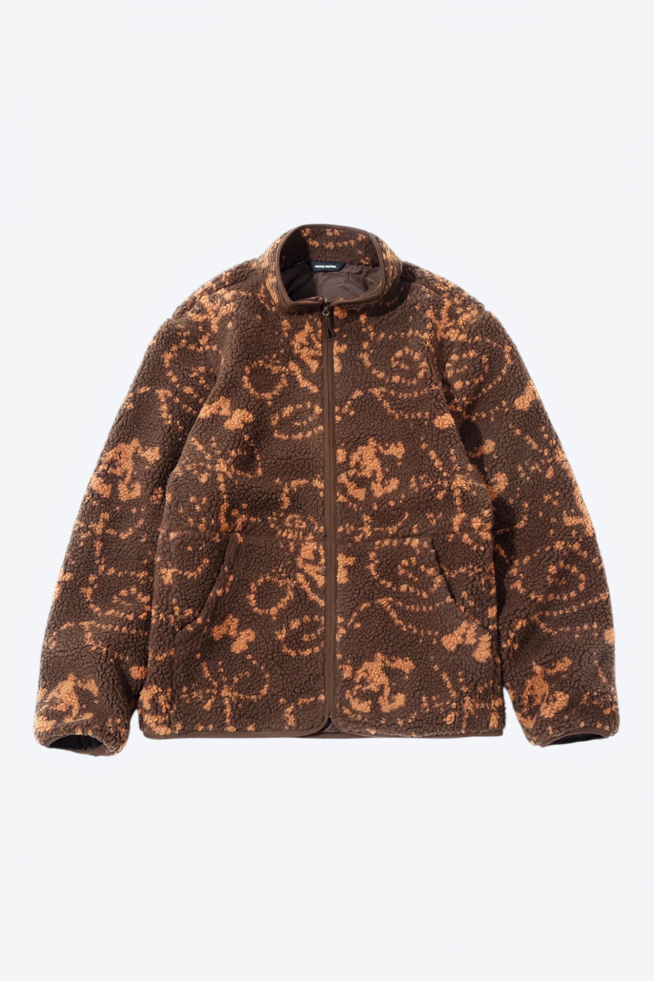 HIKING PATROL ｜Print Fleece Jacket "Burnt Orange"