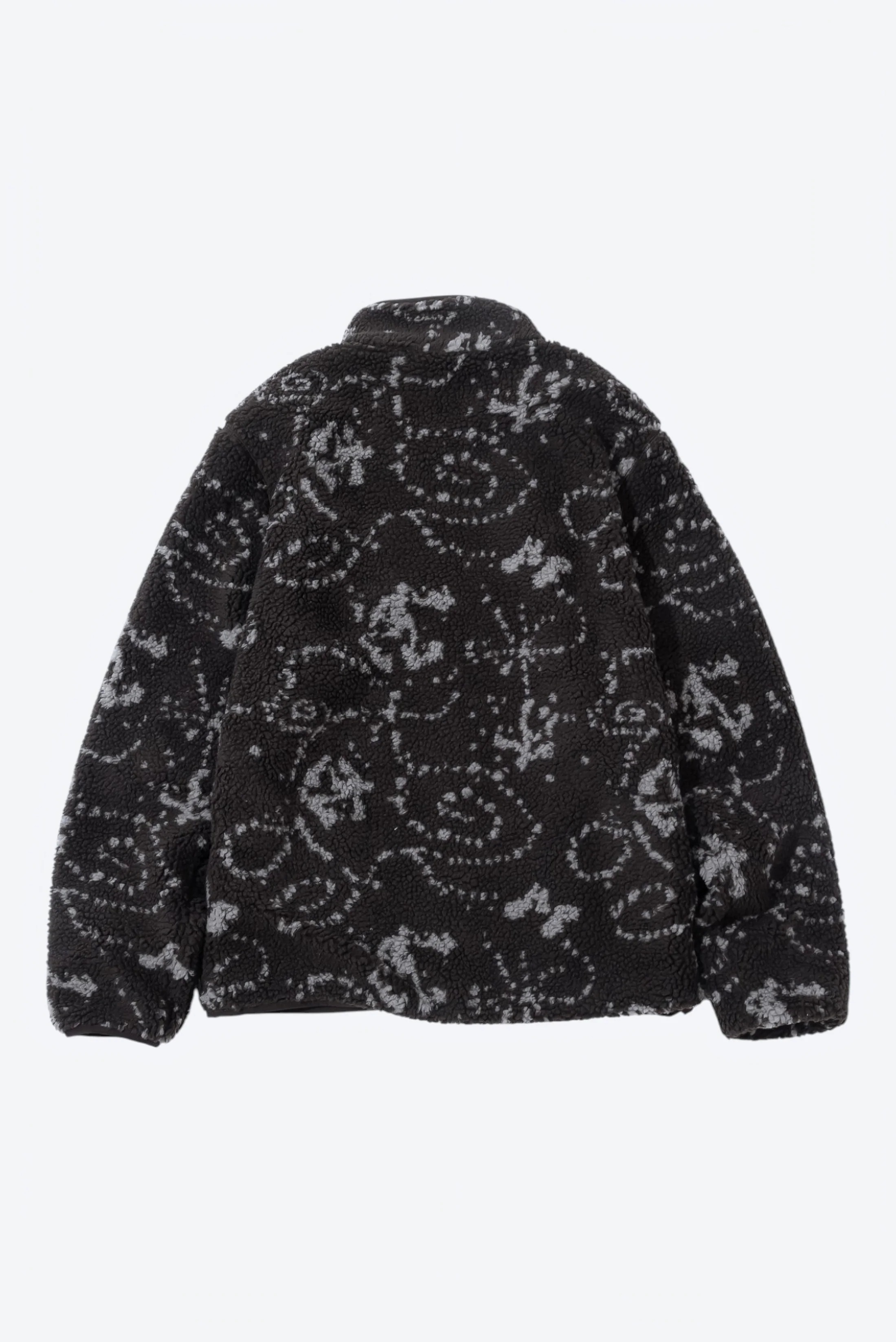 HIKING PATROL ｜Print Fleece Jacket "Smoky Brown"