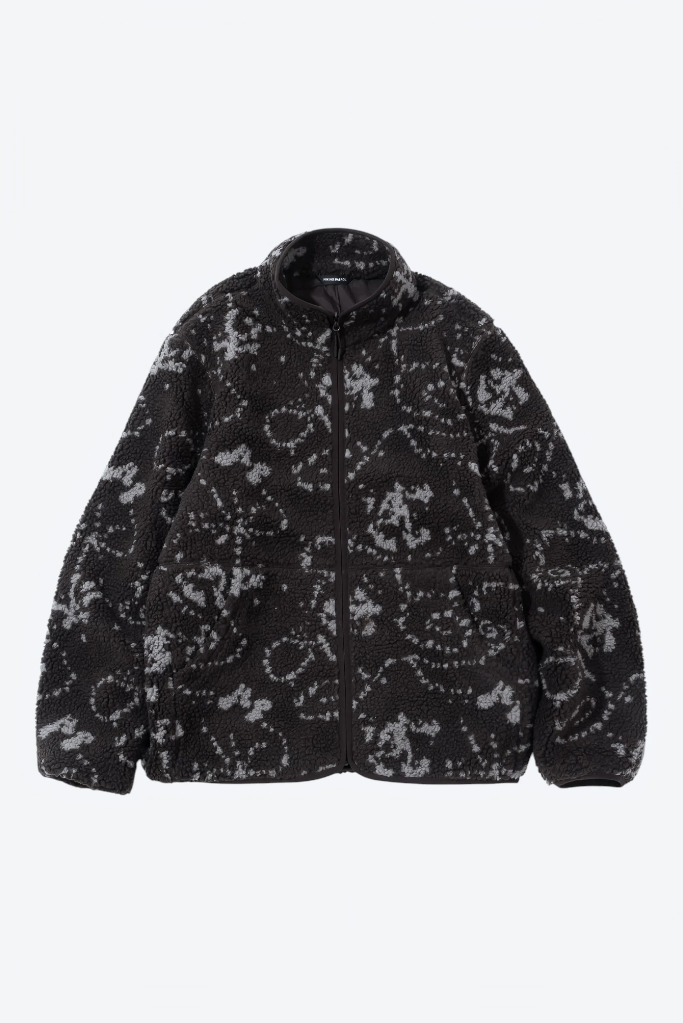 HIKING PATROL ｜Print Fleece Jacket "Smoky Brown"
