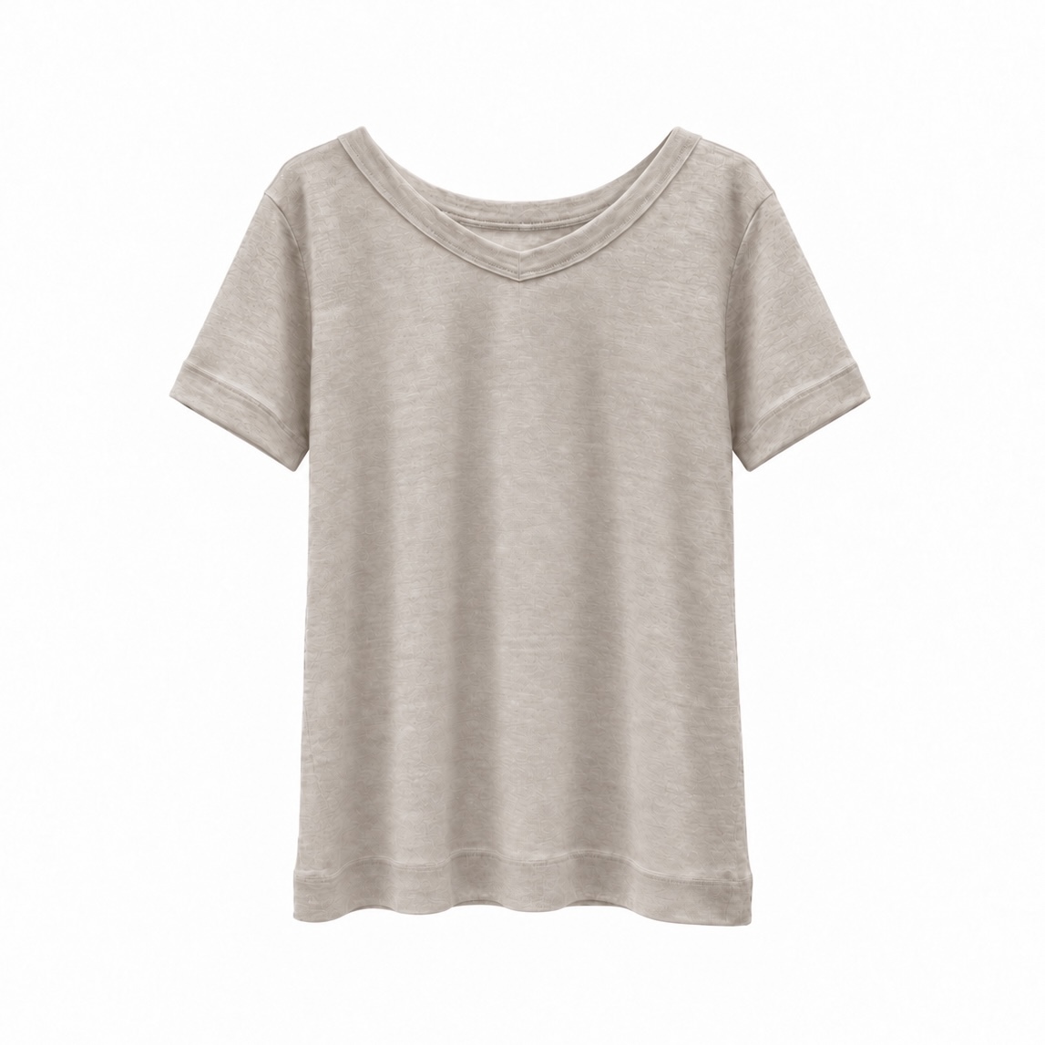 麻料素棉T