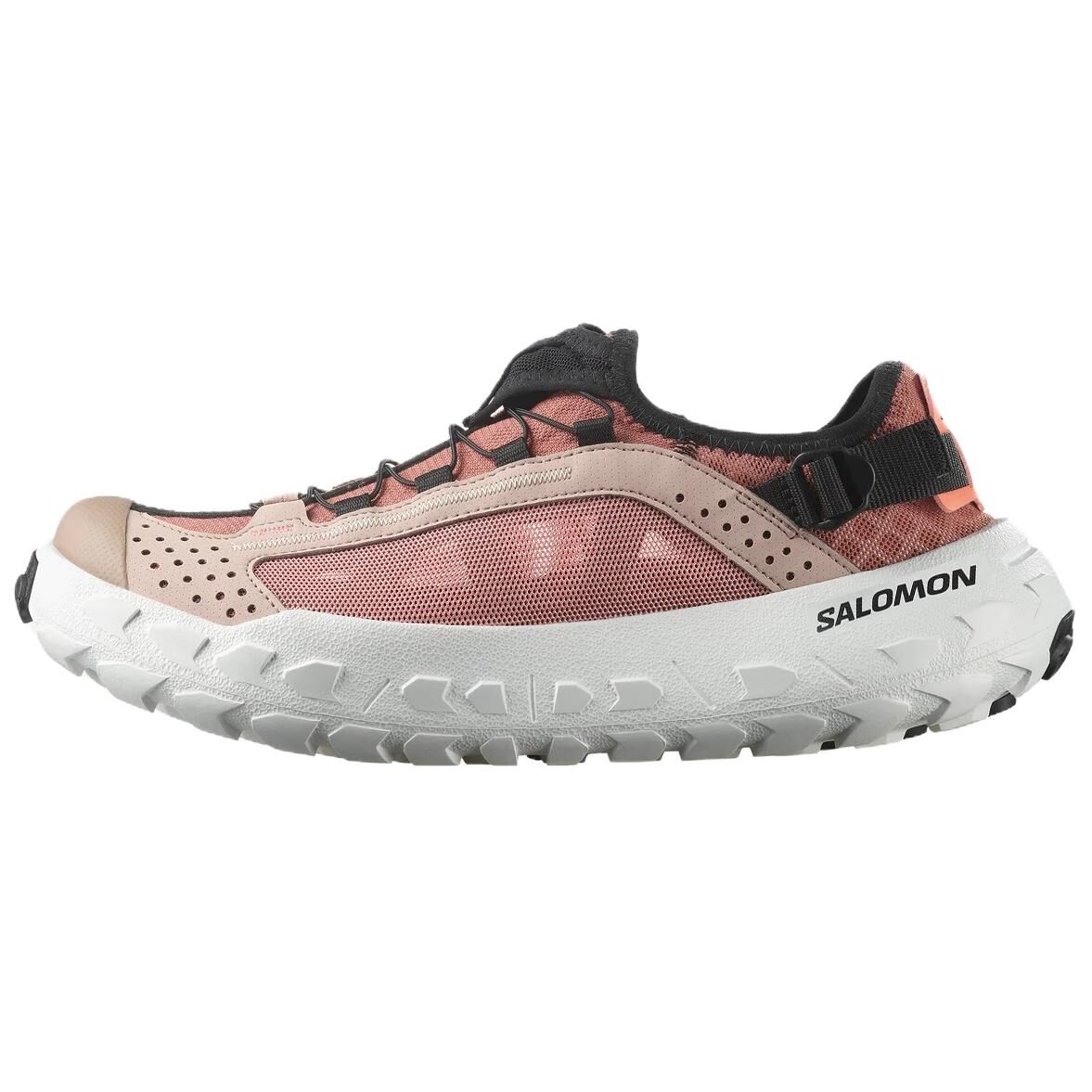 【代購】SALOMON SOLAMPHIBIAN Breathable Grip Support Abrasion Resistant Cushioning Lightweight Hiking Shoes Women's Pink L47942800