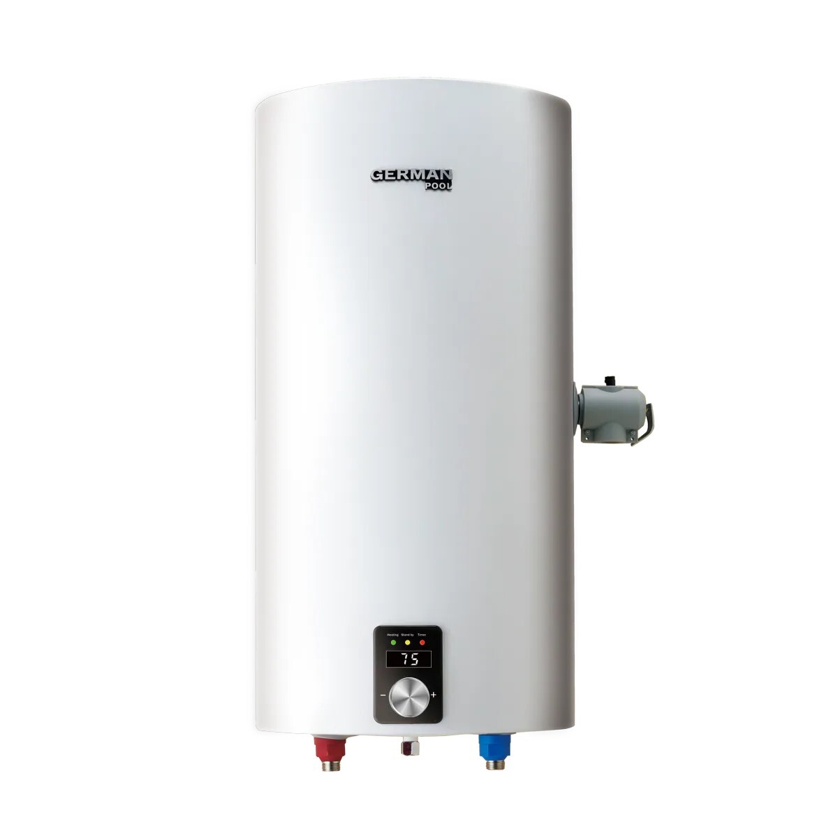 German Pool   GPU(6.5HEE/10HEE)‧Central Type Storage Water Heater‧Electronic Precision Temp Control‧1-year warranty‧electrical parts‧25-year  warranty inner tank‧