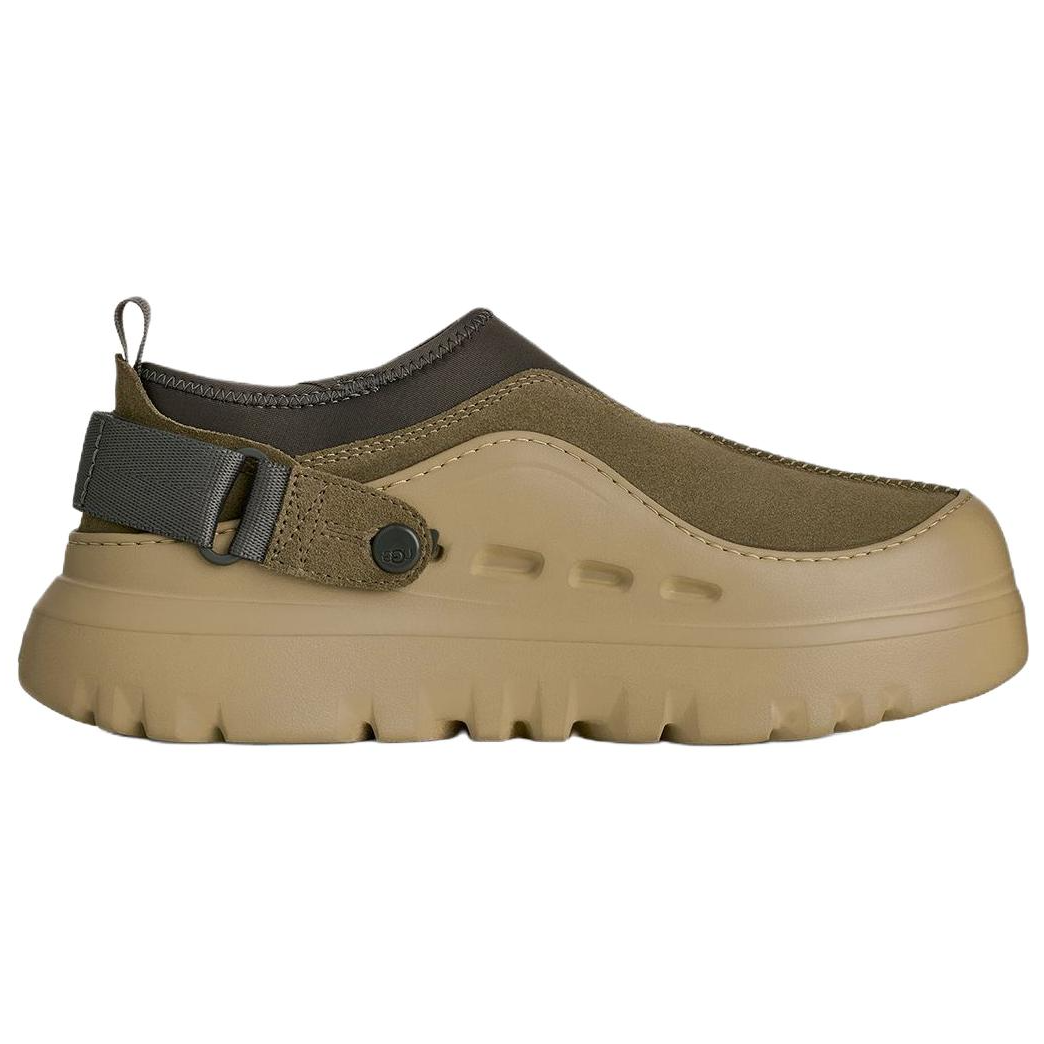 【代購】UGG PeakMod Lowcut Cow Split Leather Low top Casual Shoes Men's Dark Olive 1171355-DLVM