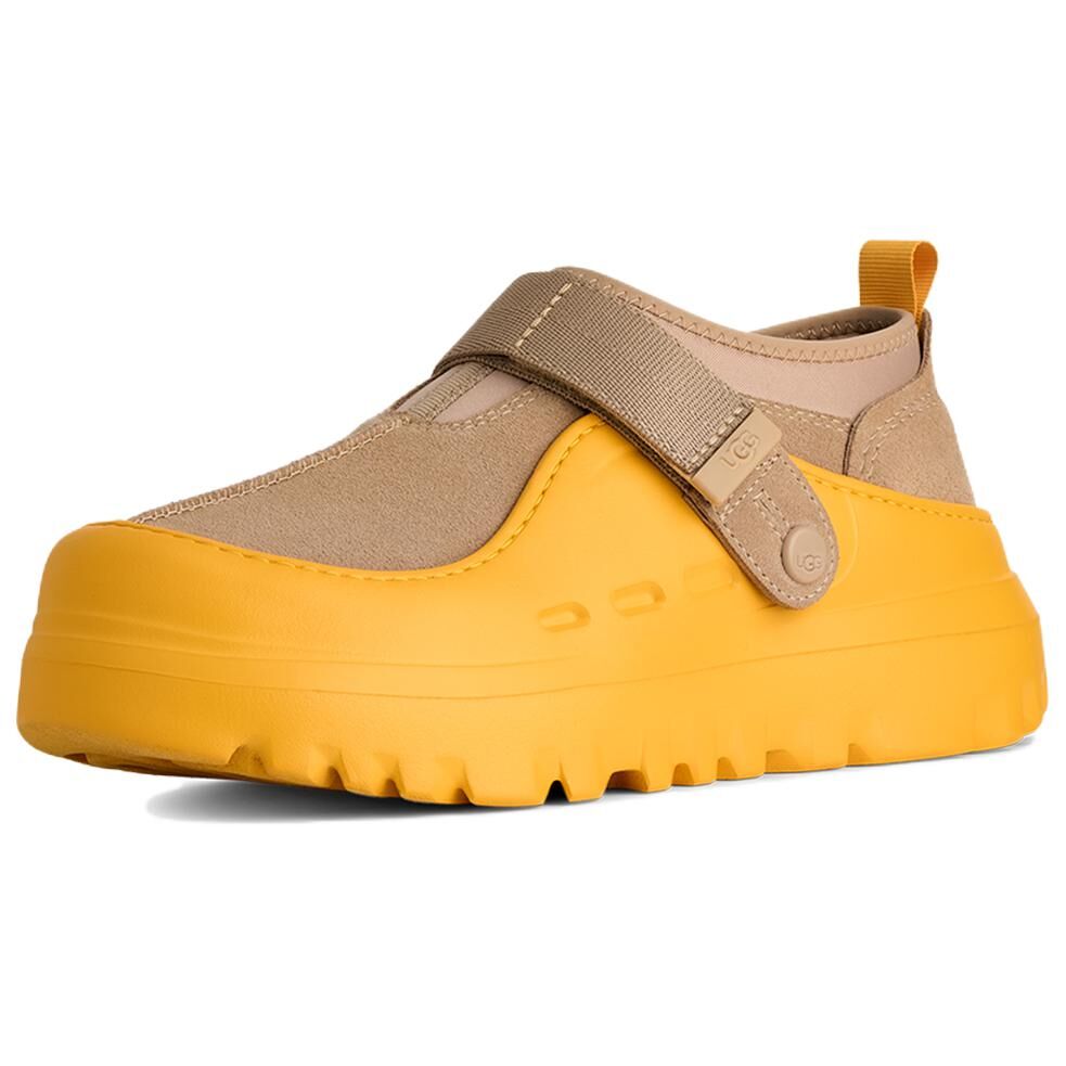 【代購】UGG PeakMod Synthetic Leather, Split Cow Leather Low top Casual Shoes Unisex Wheat Yellow 1171355-MMM