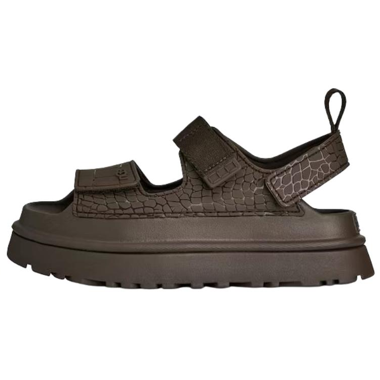 【代購】UGG GoldenGlow One Strap Sandals Women's Dark Umber 1175311-DNSS