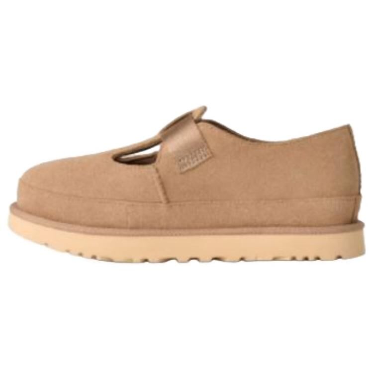 【代購】UGG Golden Family Cow Split Leather Mary Jane Shoes Women's Sand 1171506-SAN