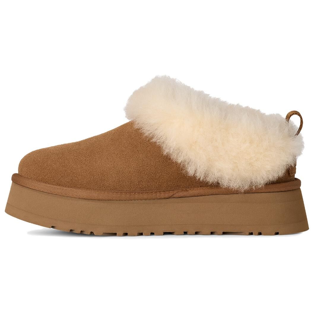 【代購】UGG Tazzelle Cow Split Leather Abrasion Resistant Ankle Length Snow Boots Women's Brown 1171393-CHE