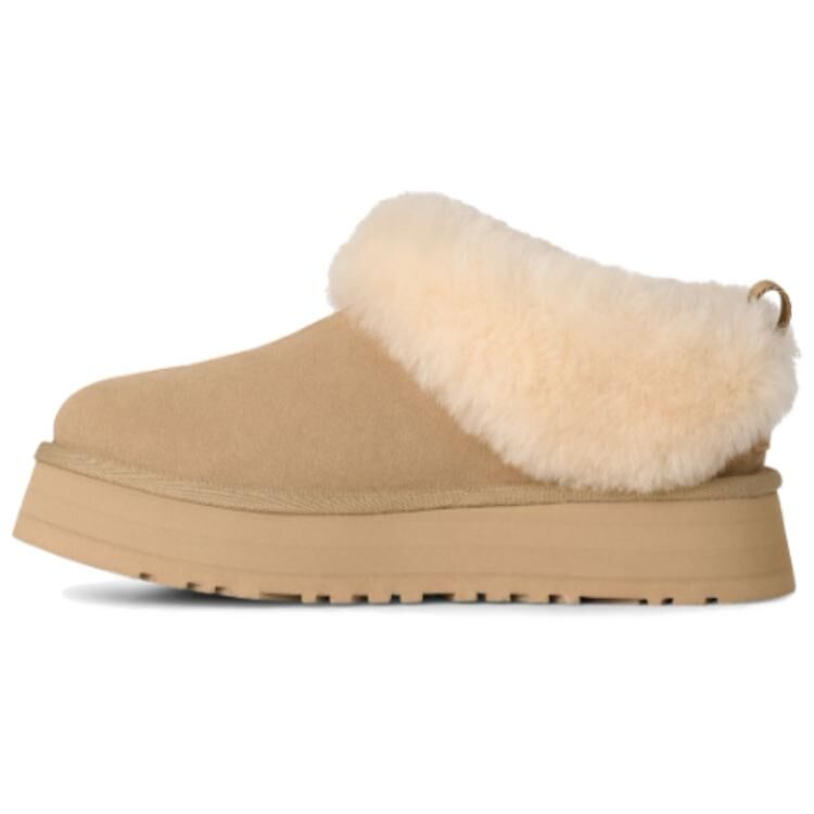 【代購】UGG Tazzelle Cow Split Leather Abrasion Resistant Ankle Length Snow Boots Women's Beige 1171393-MDSD