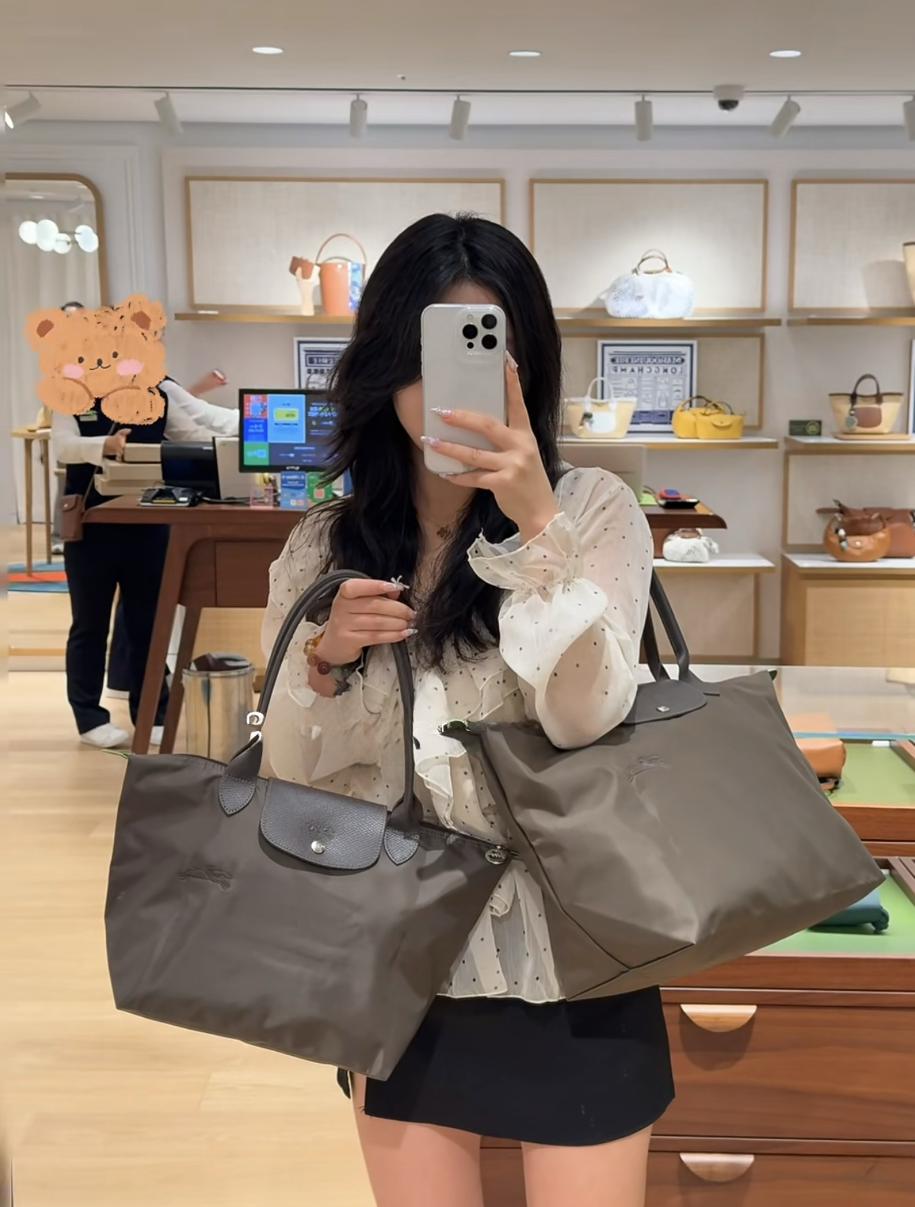 Longchamp le pliage top handle bag Tarra
