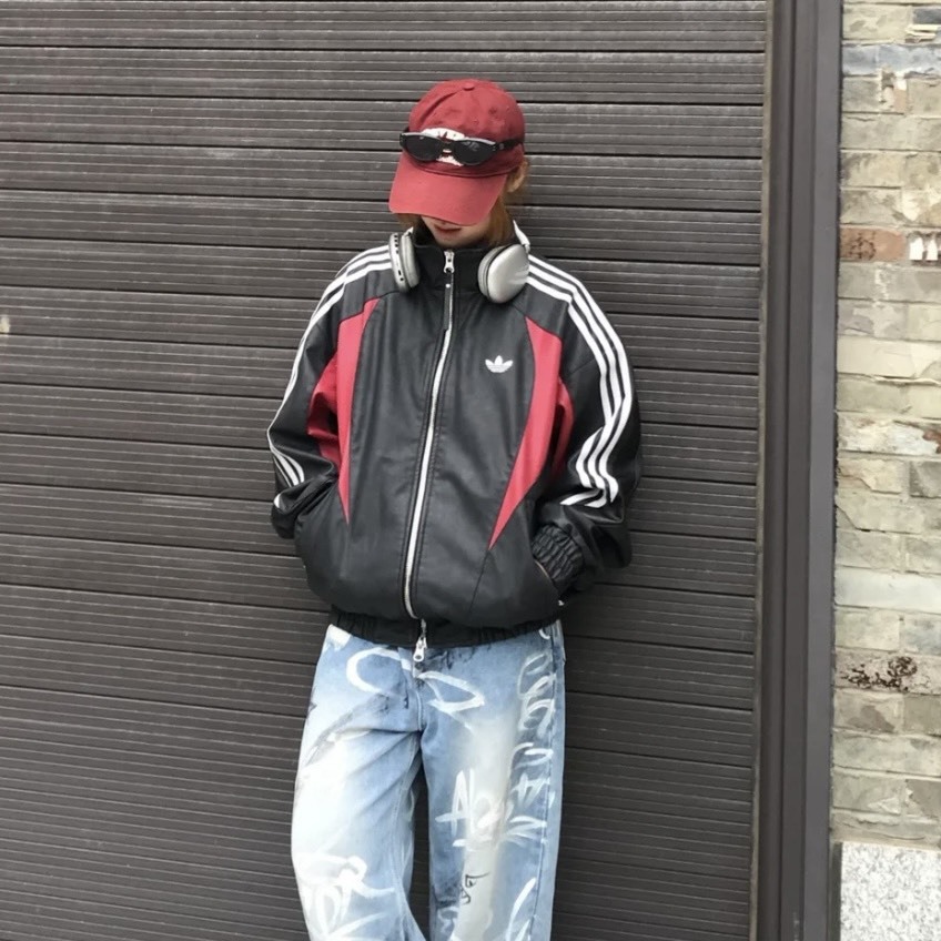【代購】adidas Originals STREET M JACKET 運動寬鬆拼色立領外套