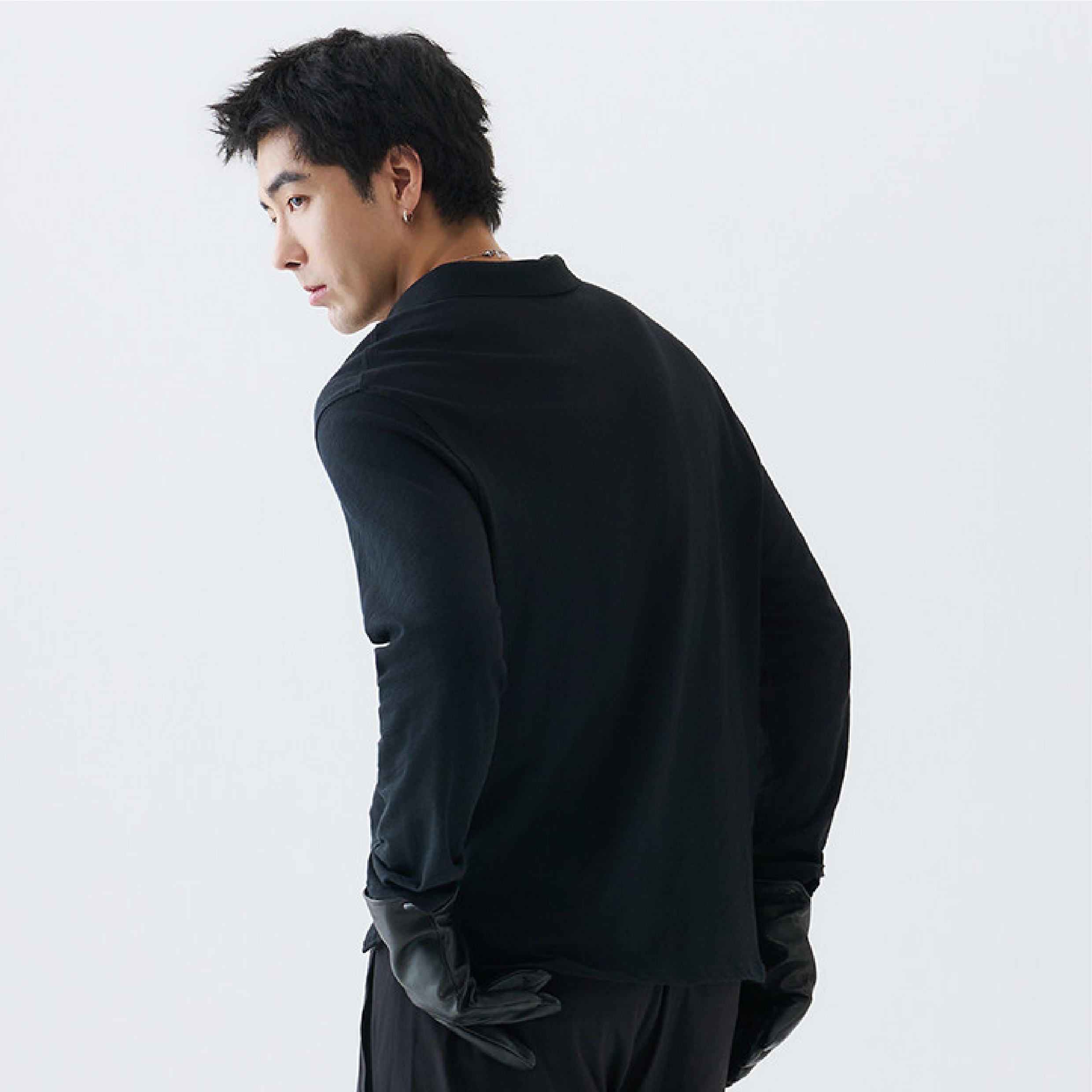 TANOXI Slub Cotton Polo Shirts 透氣 竹節棉 長袖Polo衫 [TNX-T473]
