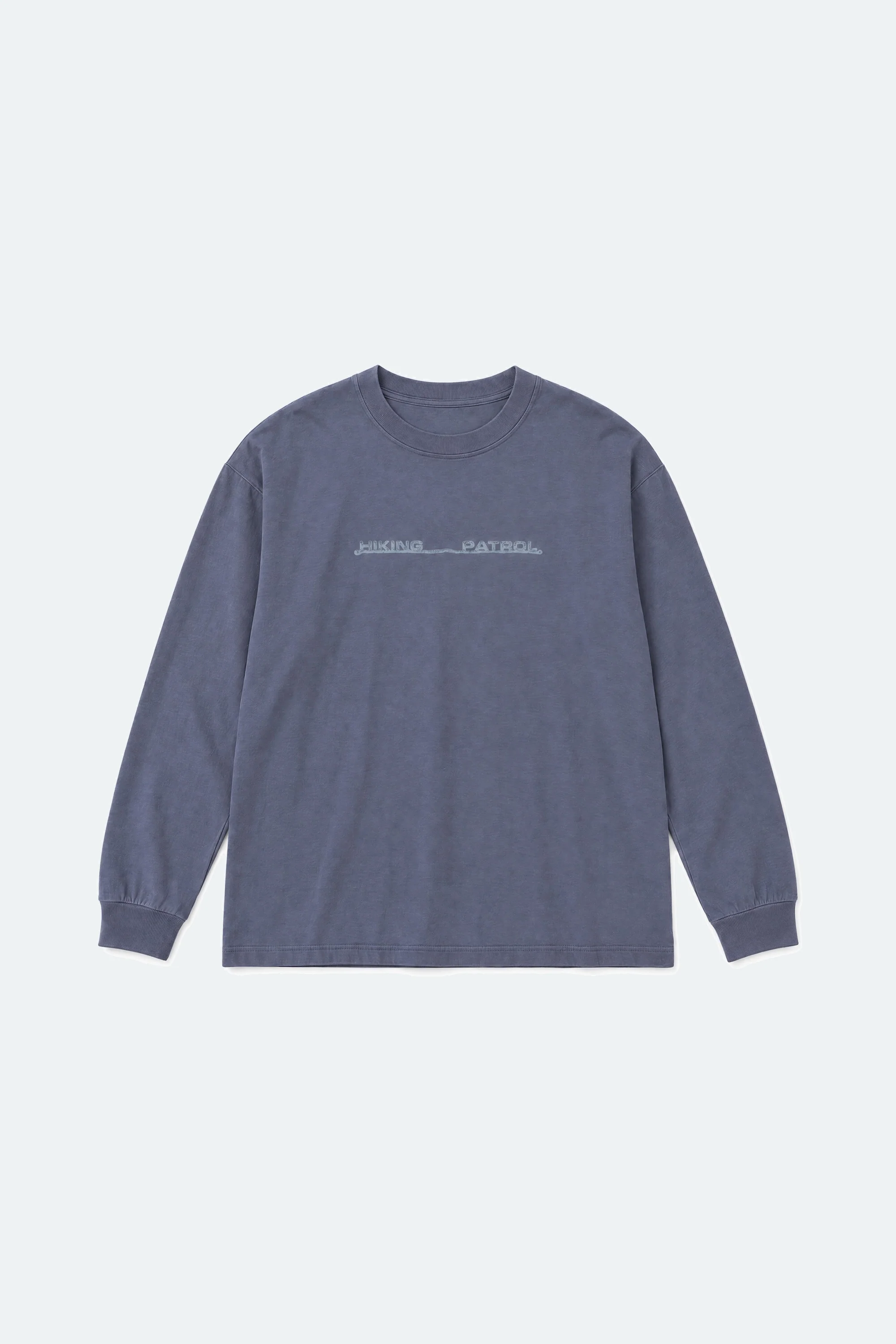 HIKING PATROL｜  Ink Drop Long-Sleeve T-Shirt "Grey"