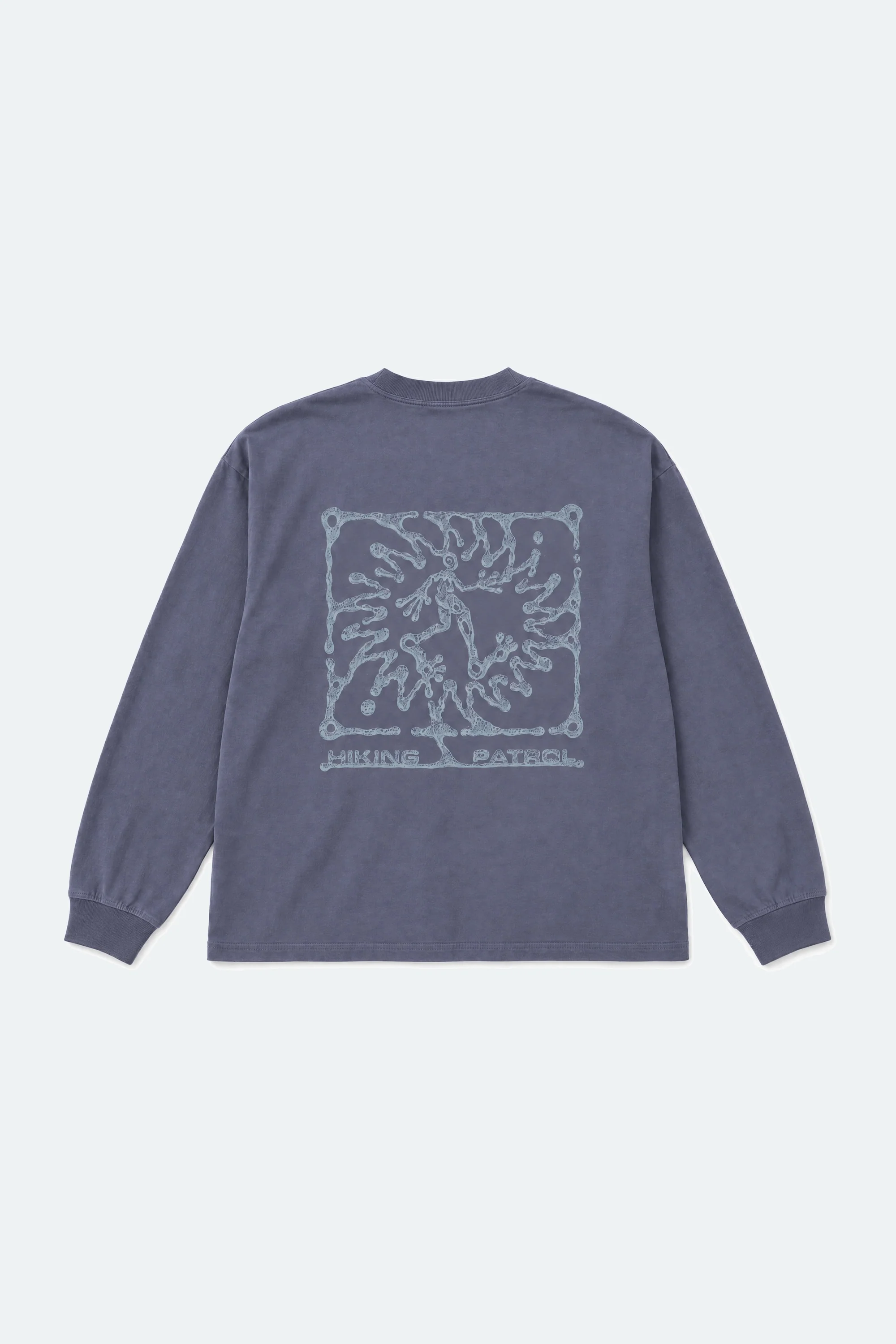 HIKING PATROL｜  Ink Drop Long-Sleeve T-Shirt "Grey"