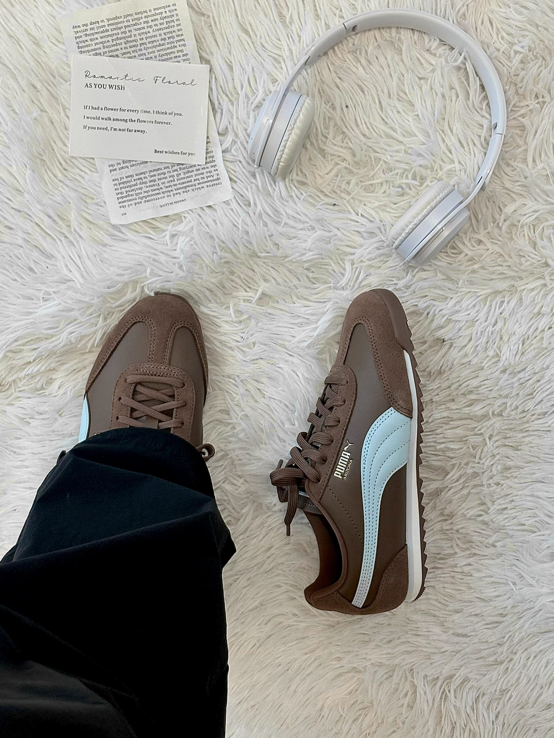 【預購】PUMA Arizona Retro 復古皮革 美拉德麂皮 寶寶藍 巧克力 休閒鞋 409941-01