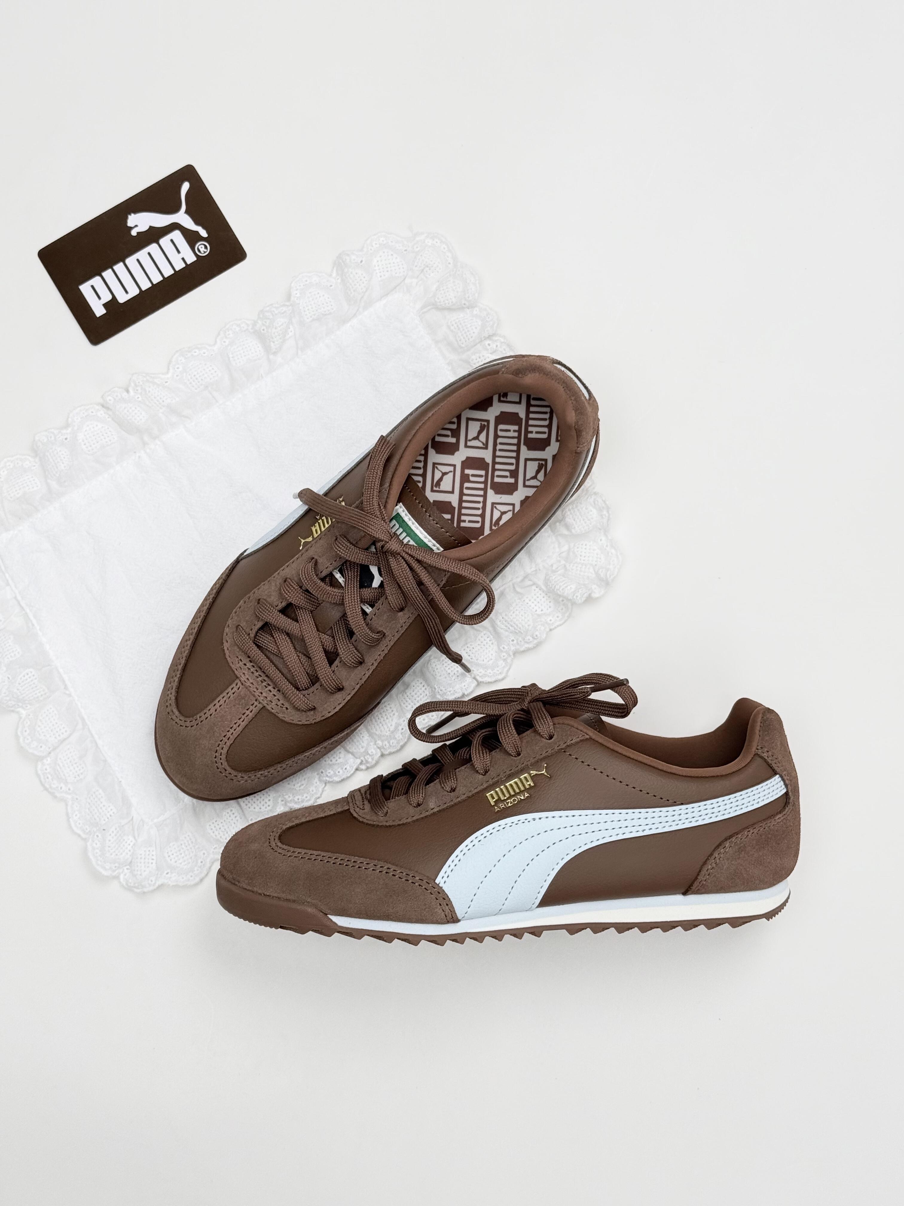【預購】PUMA Arizona Retro 復古皮革 美拉德麂皮 寶寶藍 巧克力 休閒鞋 409941-01