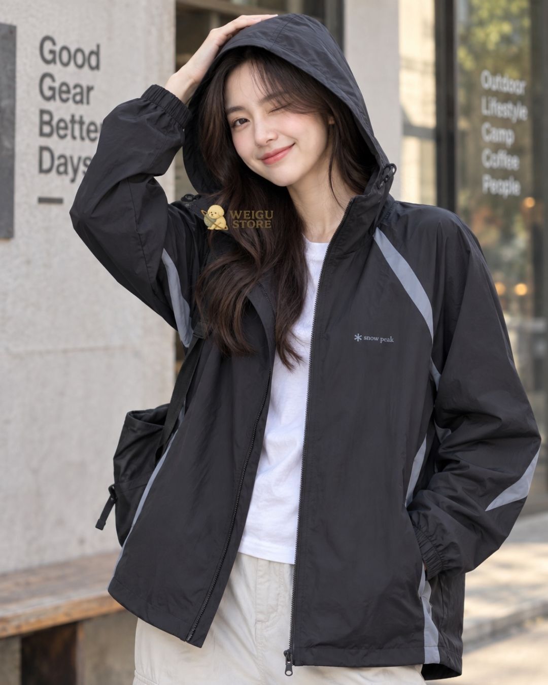 【預購】Snow Peak Light Taslan Color Block Windbreaker 連帽外套 S26FMLWB40