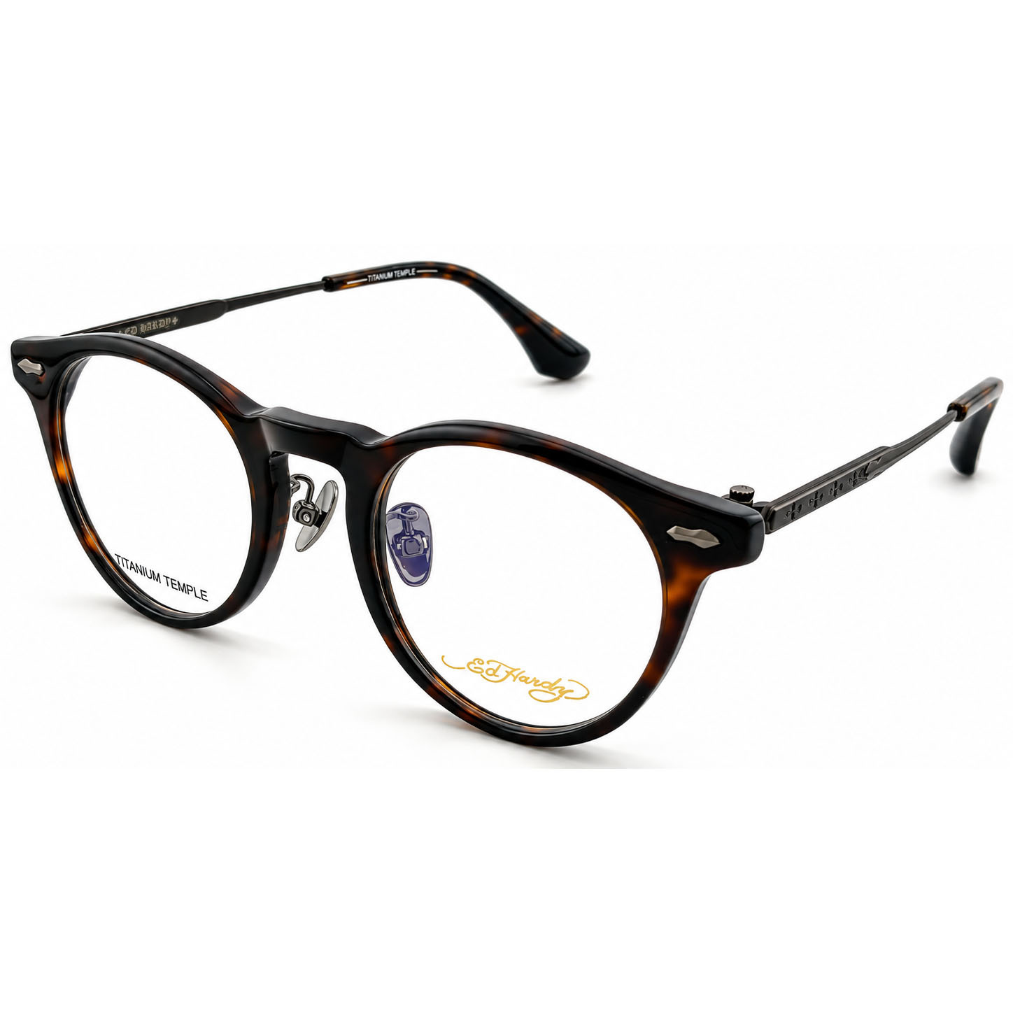 【Ed Hardy】EH2506 7GU 光學眼鏡#(深琥珀色搭黑色)